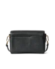Skórzana torba przez ramię z klapką ECCO® - Czarny - B