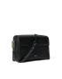 Skórzana torba przez ramię z klapką ECCO® - Czarny - O