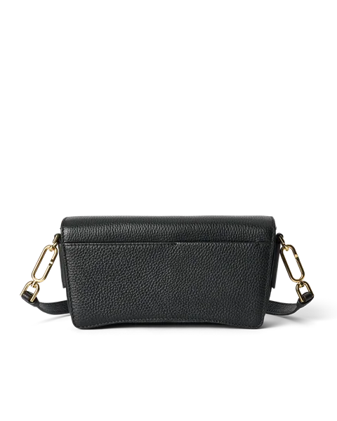 ECCO® Leather Pinch Crossbody Bag - Black - B