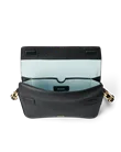 ECCO® Kožna stisnuta torba za nošenje preko tijela - Crno - I