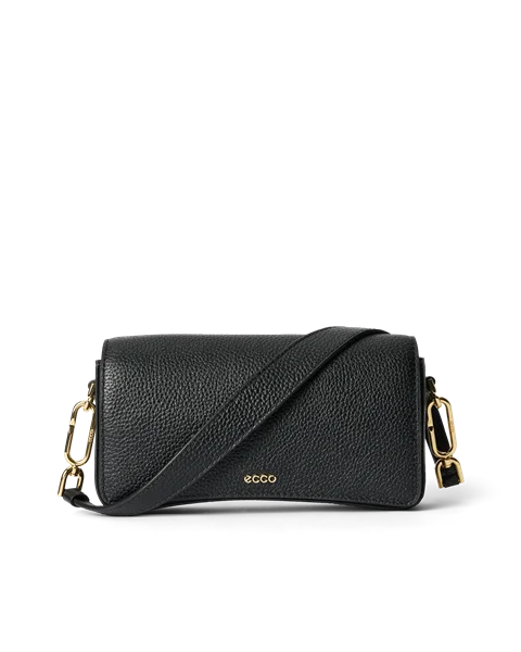 ECCO® Pinch Leather Shopper Bag - Black - M