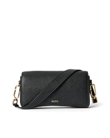 ECCO® Pinch Leather Shopper Bag - Black - M