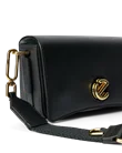 Skórzana torebka przez ramię ECCO® Pinch - Czarny - D2