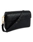 ECCO® Pinch Leather Crossbody Bag - Black - M