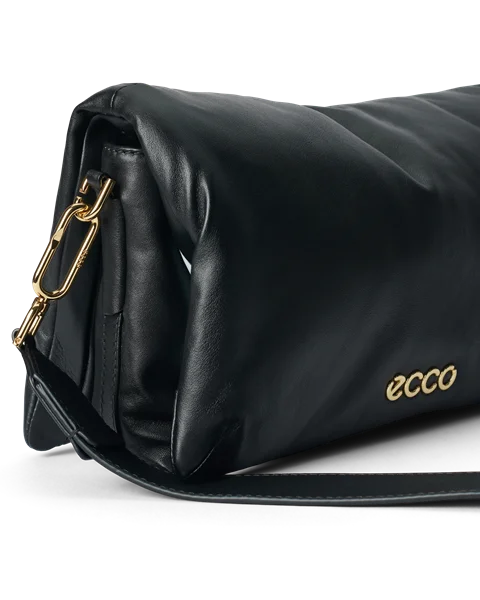 ECCO® Leather Pinch Crossbody Bag - Black - D1