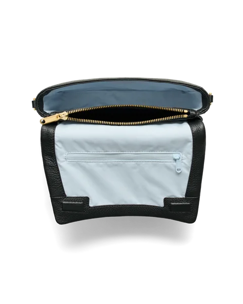 Kožená crossbody kabelka ECCO® Pinch - Černá - Be