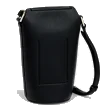 ECCO® Pot Textureblock Leather Crossbody Bag - Black - Back