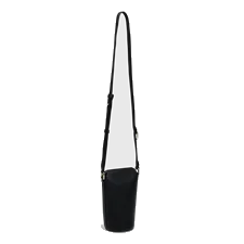 Usnjena torba za čez telo ECCO® Pot Textureblock - črna - Main