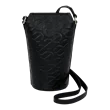 ECCO® Pot Wave vállpántos bőrtáska - Fekete - Front