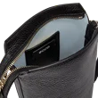 Skórzana torebka przez ramię ECCO® Pot - Czarny - Inside