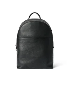 Kožený batoh ECCO® Round Pack - Černá - M
