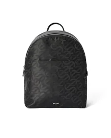 Tekstylny plecak ECCO® Round Pack - Czarny - M