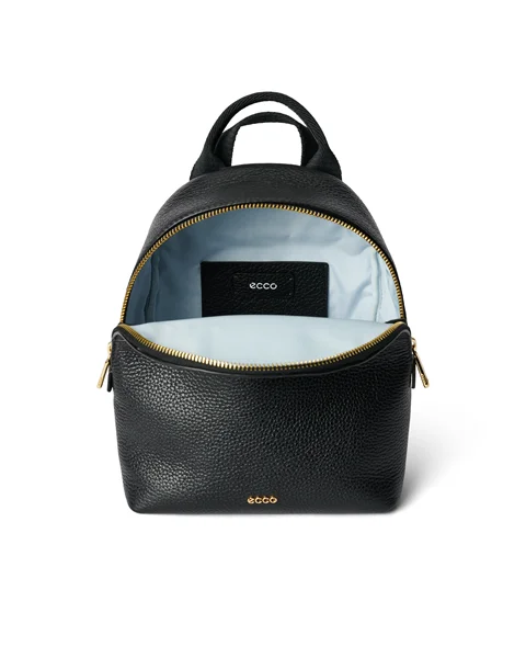 ECCO® Round Pack Leather Backpack - Black - I