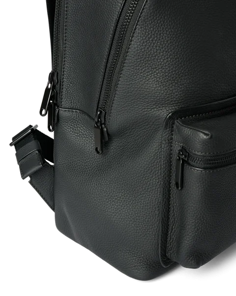 Kožený ruksak ECCO® Round Pack - Čierna - D1