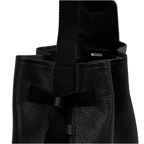Kožená kabelka přes rameno ECCO® Sail - Černá - Lifestyle