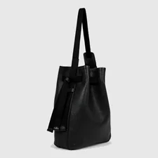ECCO® Sail Leather Shoulder Bag - Black - Main