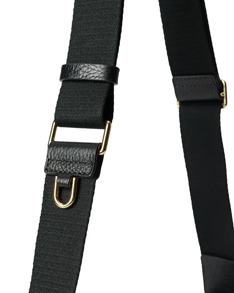 ECCO® Leather Saddle Bag - Black - D1