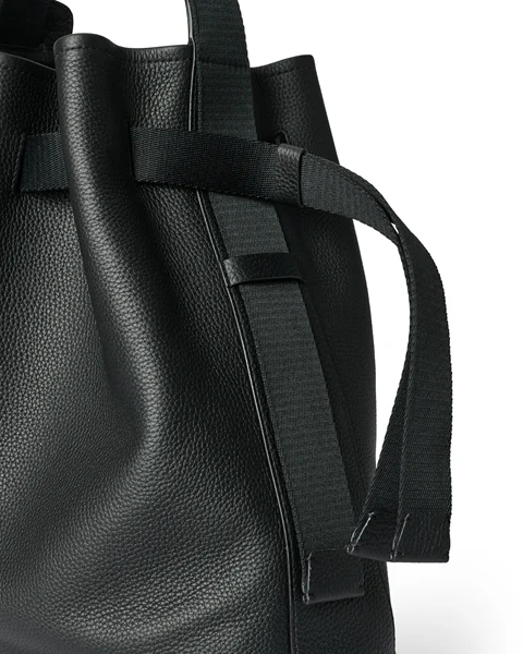 ECCO® Sail Hobo-Tasche aus Leder - Schwarz - D1
