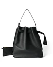ECCO® Sail Nahkainen Hobo -olkalaukku - Musta - D3