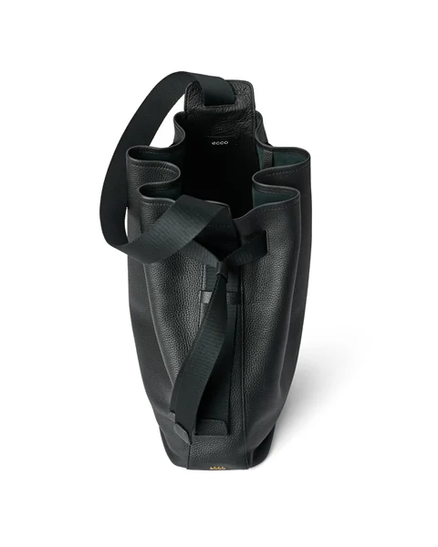 ECCO® Sail Nahkainen Hobo -olkalaukku - Musta - I