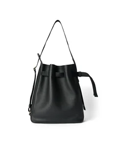 ECCO® Sail Leather Hobo Bag - Black - M