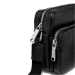 Skórzana torebka listonoszka ECCO® Textureblock - Czarny - Lifestyle