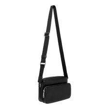 ECCO® Textureblock Leather Camera Bag - Black - Main