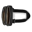 ECCO® Textureblock Umhängetasche aus Leder - Schwarz - Birdeye