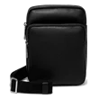 ECCO® Textureblock Umhängetasche aus Leder - Schwarz - Front