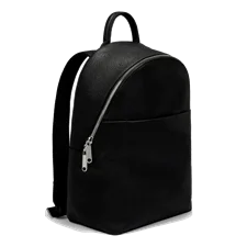 Skórzany plecak ECCO® Textureblock - Czarny - Main