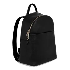 Kožený ruksak ECCO® Textureblock - Čierna - Main