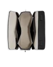 ECCO® Textureblock Leather Saddle Bag - Black - Be