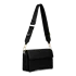 ECCO® Textureblock Leather Crossbody Bag - Black - Main