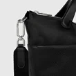 Kožená taška tote ECCO® Textureblock - Čierna - Lifestyle