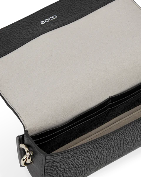 ECCO® Textureblock Leather Phone Bag - Black - I