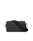 ECCO® Textureblock Leather Phone Bag - Black - M