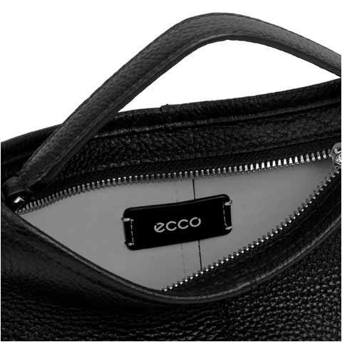 Skórzana torebka przez ramię ECCO® Takeaway - Czarny - Inside