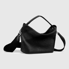 ECCO® Takeaway kožna torba preko ramena - Crno - Main