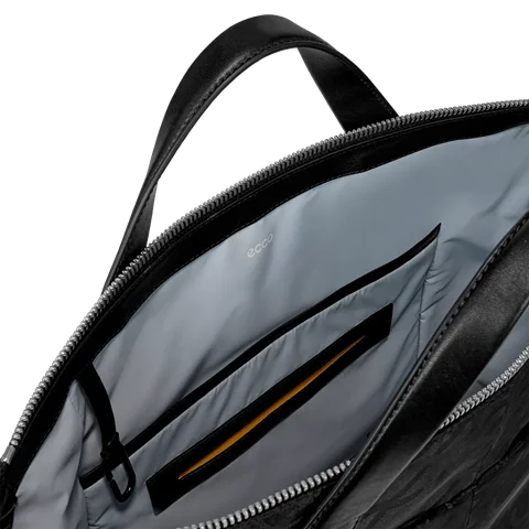 ECCO® Leather Tote Bag - Black - Inside