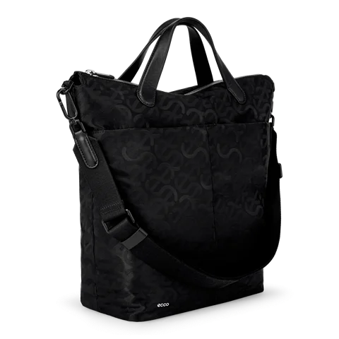ECCO® Shopper taske i læder - Sort - Main