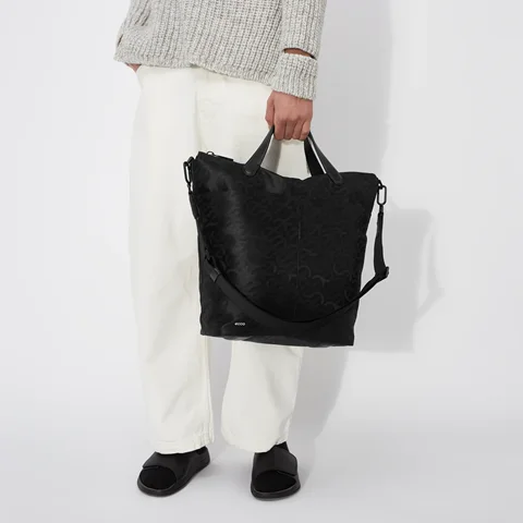 ECCO® sac cabas cuir - Noir - Lifestyle 3