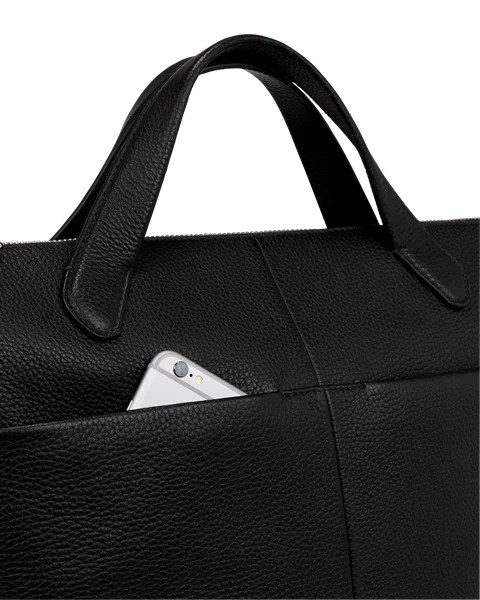 ECCO® Leather Tote Bag - Black - D2