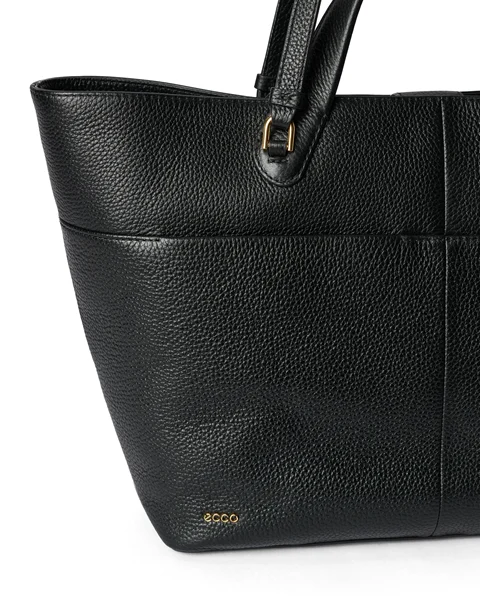 ECCO® Tote bag -laukku nahkaa - Musta - D1