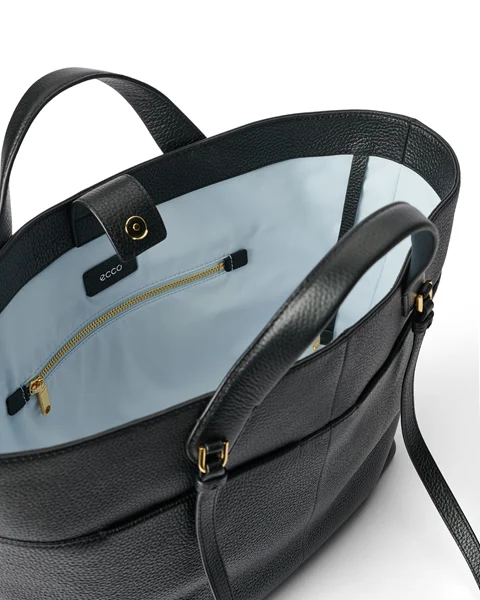 ECCO® Tote bag -laukku nahkaa - Musta - I