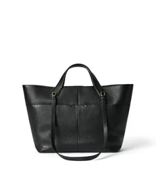 ECCO® Tote bag -laukku nahkaa - Musta - M