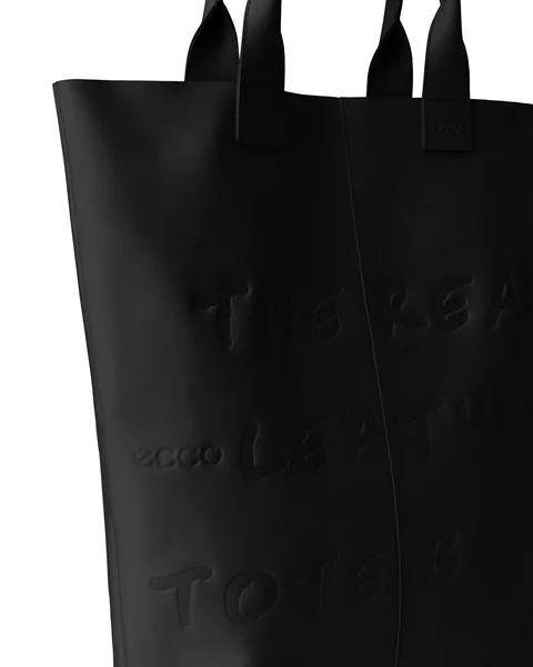 ECCO® tote bag -laukku nahkaa - Musta - D1