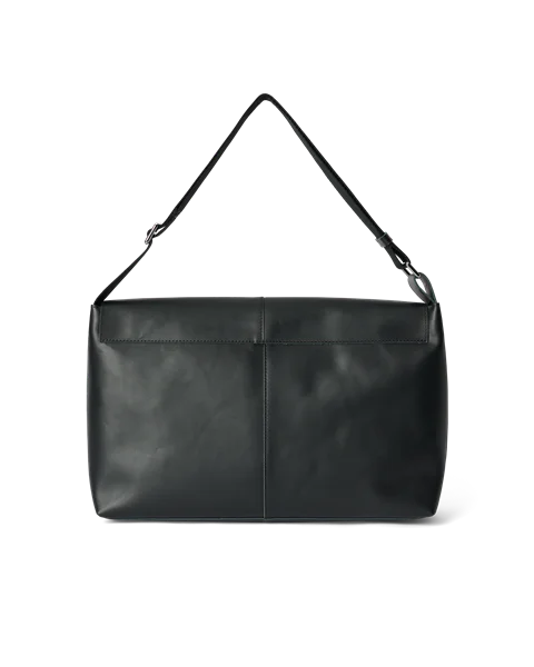 ECCO® Upcycled sacoche en cuir - Noir - B