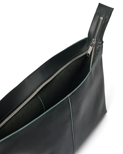 ECCO® Upcycled Leren messenger bag - Zwart - I