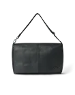 ECCO® Upcycled Leren messenger bag - Zwart - M