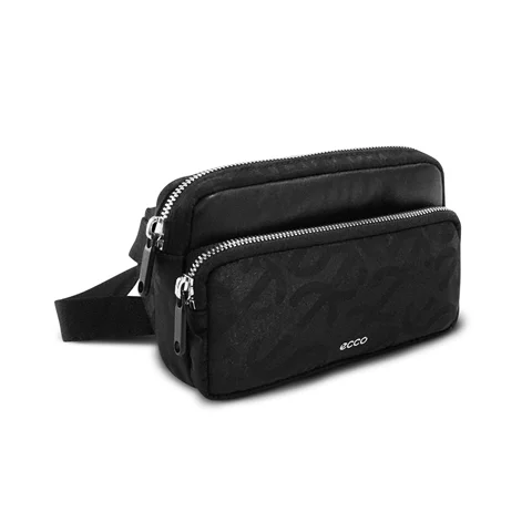 ecco waist bag - black - 11x18x6 cm